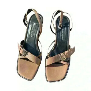 Etienne Aigner taupe sandals 8.5